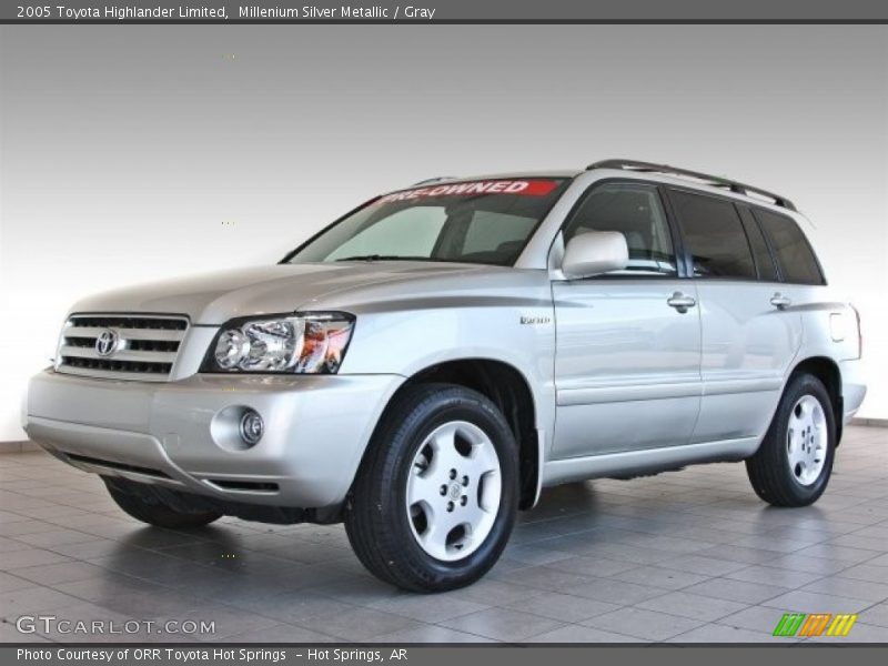 Millenium Silver Metallic / Gray 2005 Toyota Highlander Limited