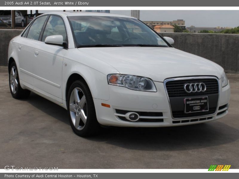 Arctic White / Ebony 2005 Audi A4 2.0T Sedan