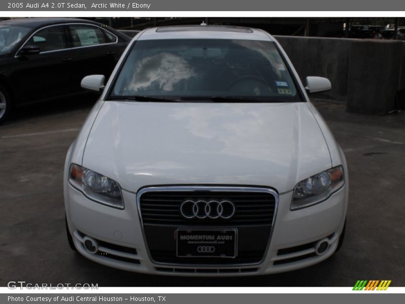 Arctic White / Ebony 2005 Audi A4 2.0T Sedan