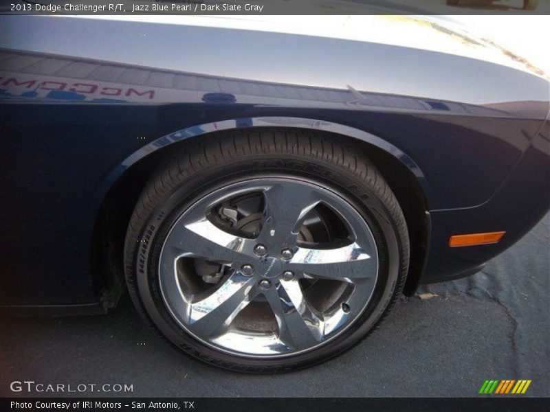 Jazz Blue Pearl / Dark Slate Gray 2013 Dodge Challenger R/T