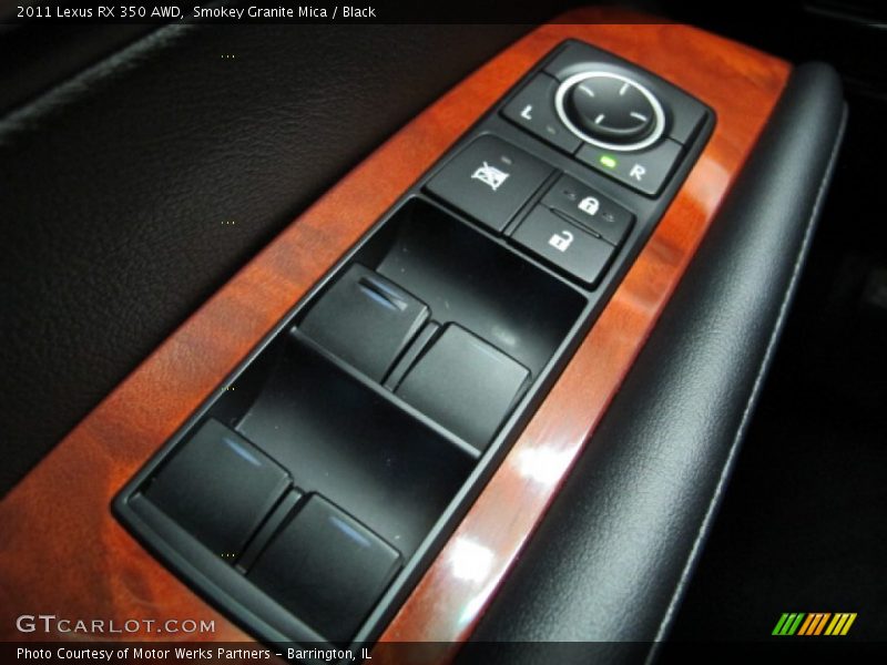 Smokey Granite Mica / Black 2011 Lexus RX 350 AWD