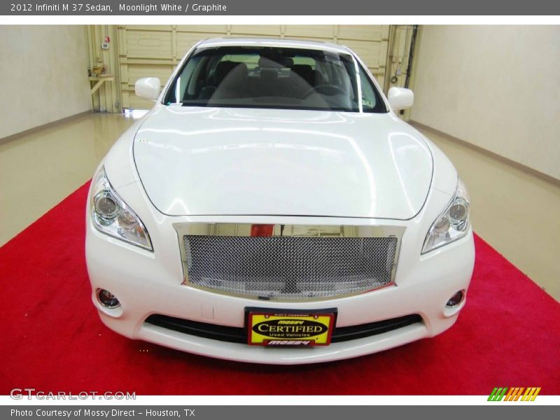Moonlight White / Graphite 2012 Infiniti M 37 Sedan