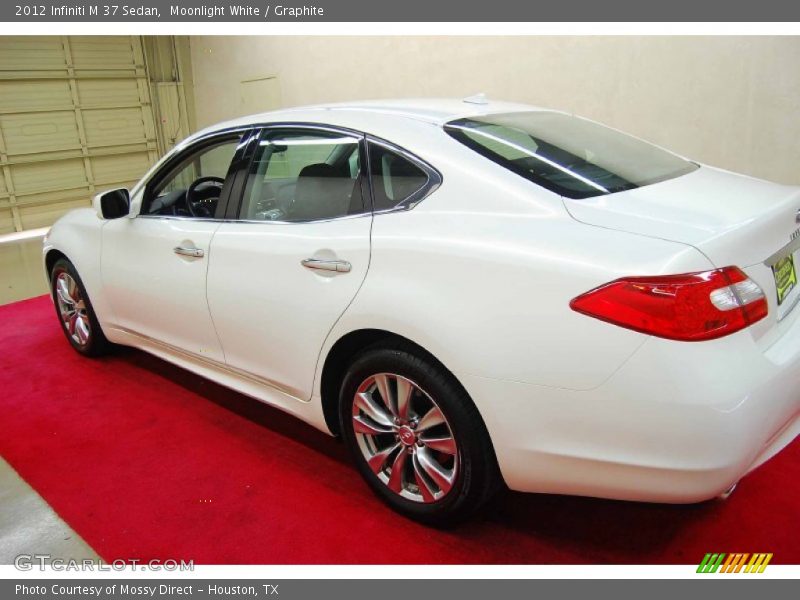 Moonlight White / Graphite 2012 Infiniti M 37 Sedan