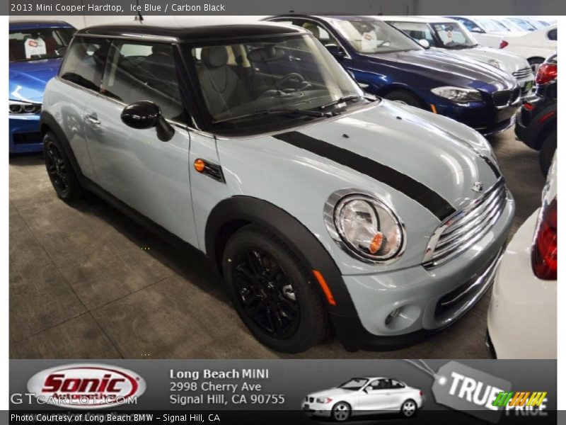 Ice Blue / Carbon Black 2013 Mini Cooper Hardtop