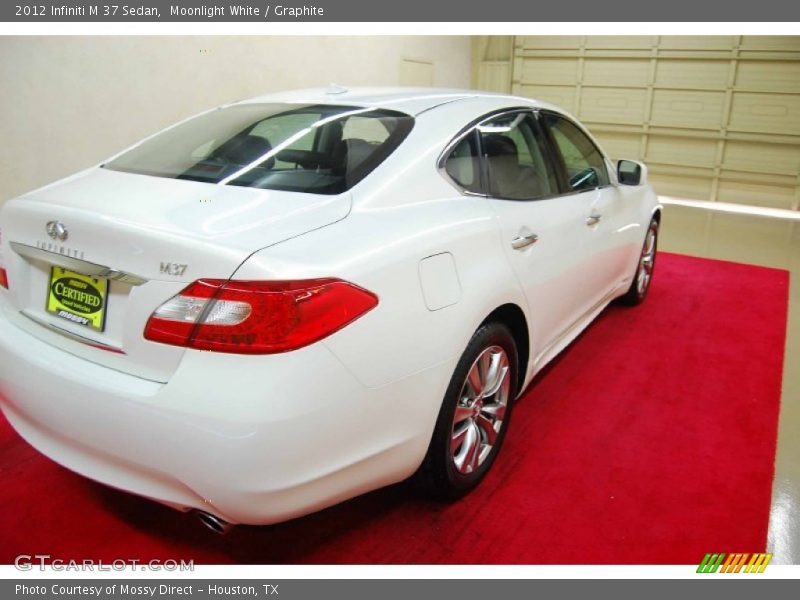 Moonlight White / Graphite 2012 Infiniti M 37 Sedan