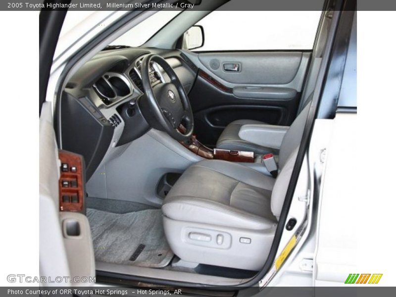 Millenium Silver Metallic / Gray 2005 Toyota Highlander Limited