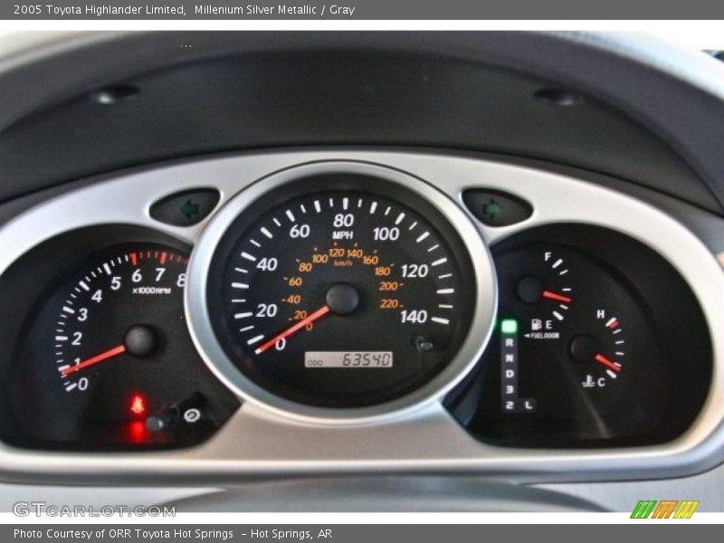 Millenium Silver Metallic / Gray 2005 Toyota Highlander Limited