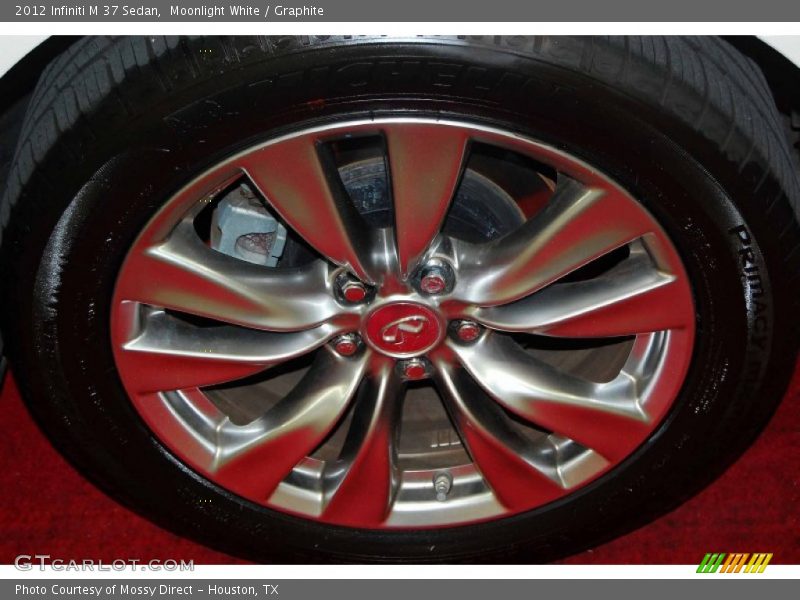 Moonlight White / Graphite 2012 Infiniti M 37 Sedan