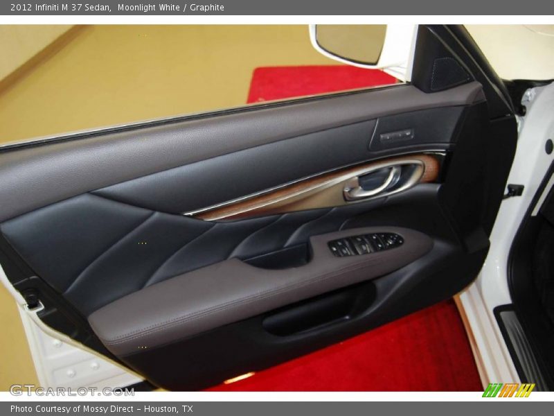 Moonlight White / Graphite 2012 Infiniti M 37 Sedan
