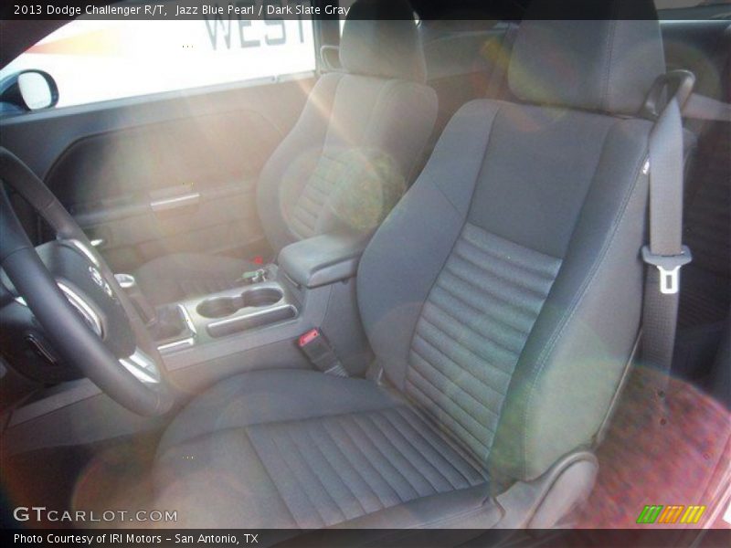Jazz Blue Pearl / Dark Slate Gray 2013 Dodge Challenger R/T