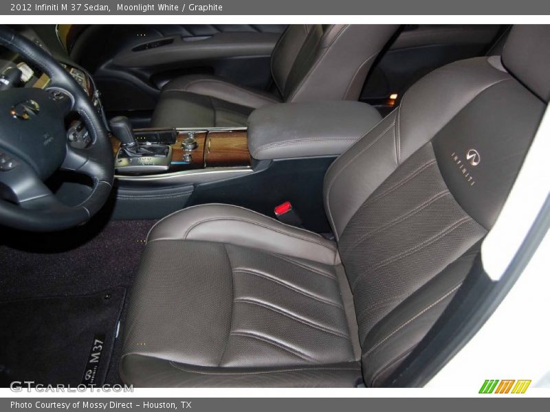 Moonlight White / Graphite 2012 Infiniti M 37 Sedan