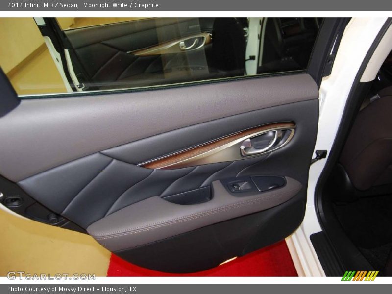 Moonlight White / Graphite 2012 Infiniti M 37 Sedan