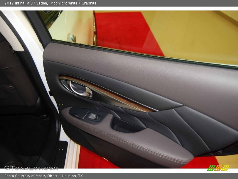 Moonlight White / Graphite 2012 Infiniti M 37 Sedan