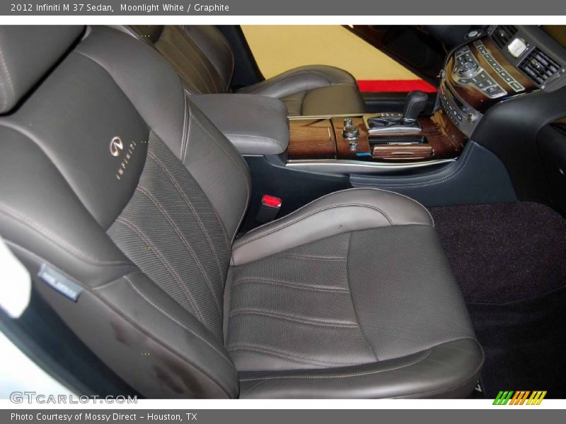 Moonlight White / Graphite 2012 Infiniti M 37 Sedan