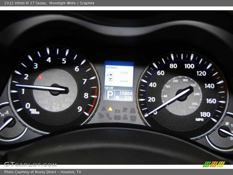 Moonlight White / Graphite 2012 Infiniti M 37 Sedan