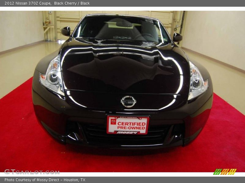 Black Cherry / Black 2012 Nissan 370Z Coupe