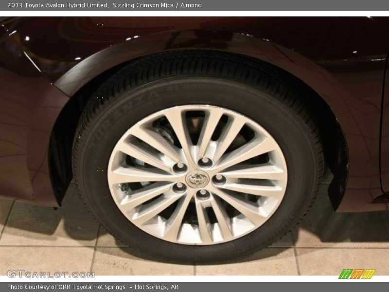 Sizzling Crimson Mica / Almond 2013 Toyota Avalon Hybrid Limited