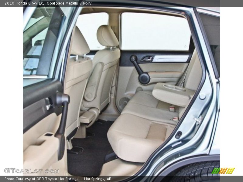 Rear Seat of 2010 CR-V LX