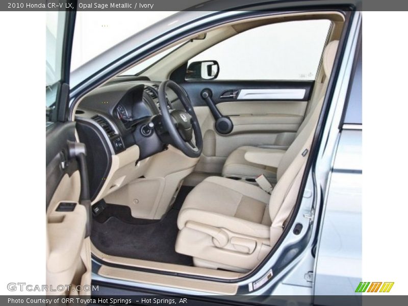 Front Seat of 2010 CR-V LX