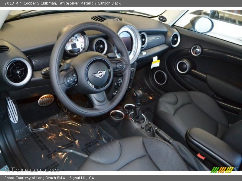 White Silver Metallic / Carbon Black 2013 Mini Cooper S Clubman