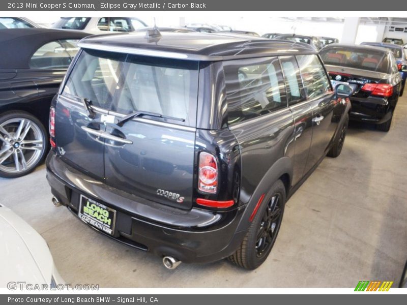 Eclipse Gray Metallic / Carbon Black 2013 Mini Cooper S Clubman