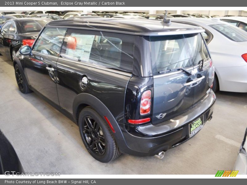 Eclipse Gray Metallic / Carbon Black 2013 Mini Cooper S Clubman
