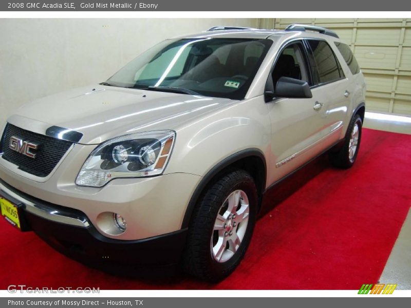 Gold Mist Metallic / Ebony 2008 GMC Acadia SLE