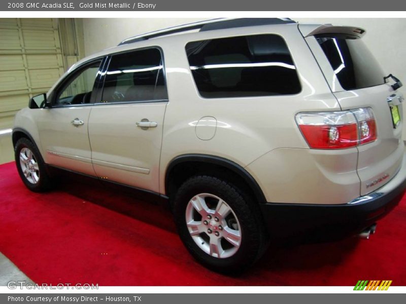 Gold Mist Metallic / Ebony 2008 GMC Acadia SLE