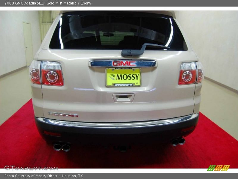 Gold Mist Metallic / Ebony 2008 GMC Acadia SLE