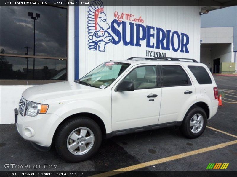 White Suede / Camel 2011 Ford Escape XLT V6