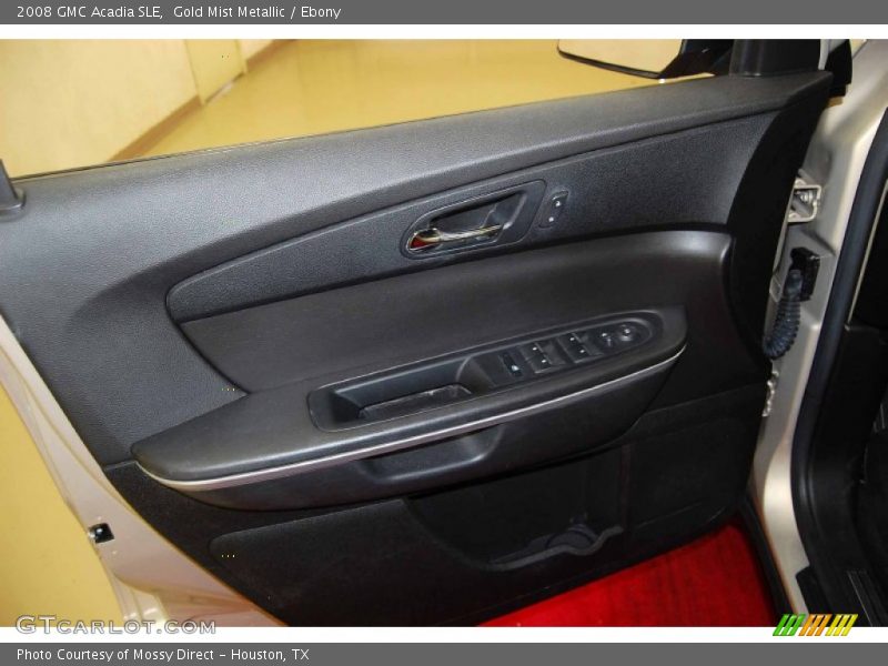 Gold Mist Metallic / Ebony 2008 GMC Acadia SLE