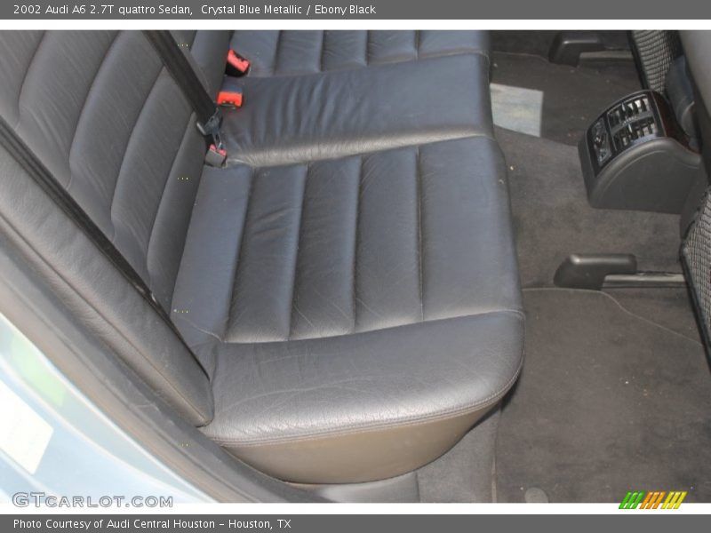 Crystal Blue Metallic / Ebony Black 2002 Audi A6 2.7T quattro Sedan