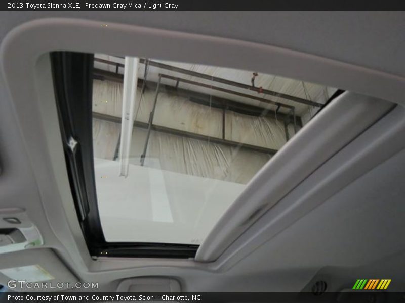 Predawn Gray Mica / Light Gray 2013 Toyota Sienna XLE