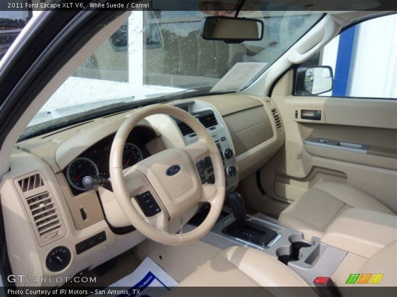 White Suede / Camel 2011 Ford Escape XLT V6