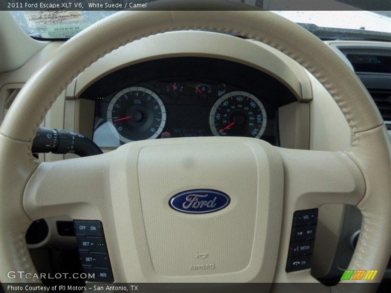 White Suede / Camel 2011 Ford Escape XLT V6