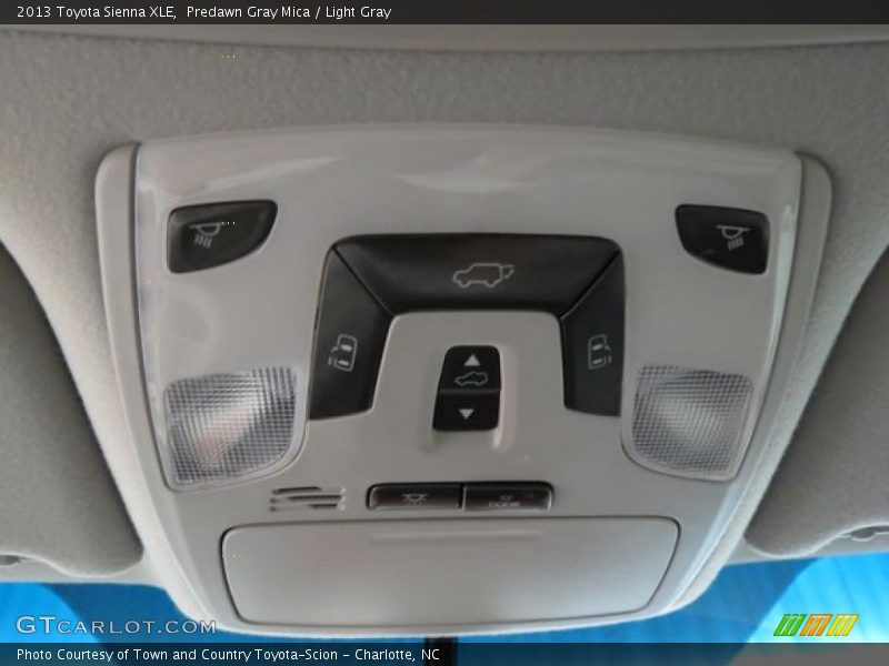 Predawn Gray Mica / Light Gray 2013 Toyota Sienna XLE