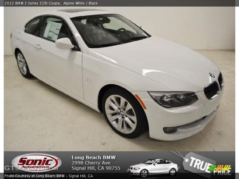 Alpine White / Black 2013 BMW 3 Series 328i Coupe