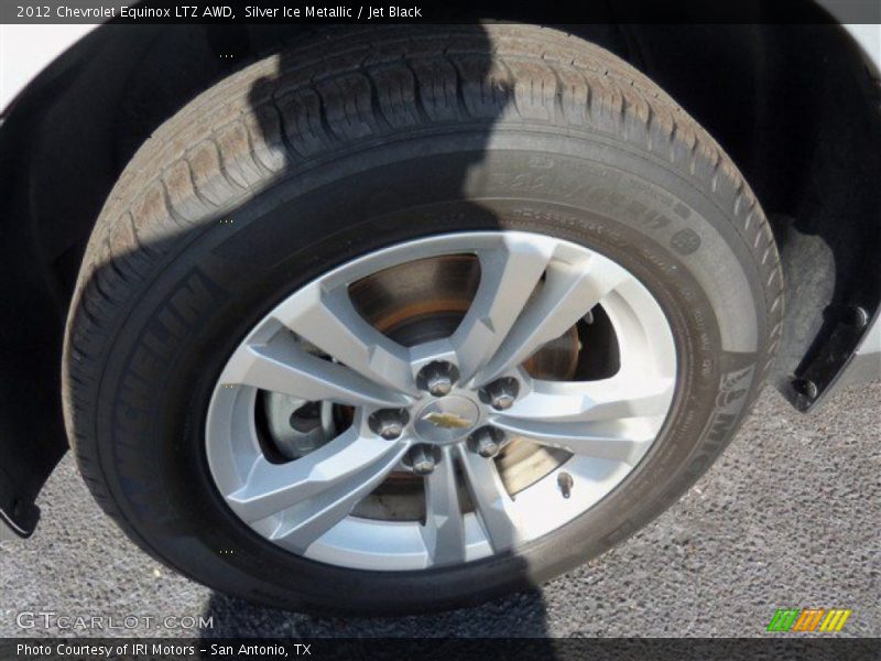 Silver Ice Metallic / Jet Black 2012 Chevrolet Equinox LTZ AWD