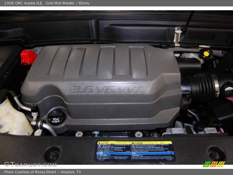 Gold Mist Metallic / Ebony 2008 GMC Acadia SLE