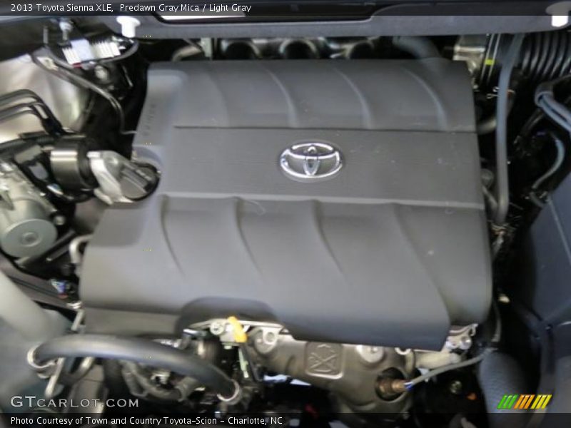 Predawn Gray Mica / Light Gray 2013 Toyota Sienna XLE