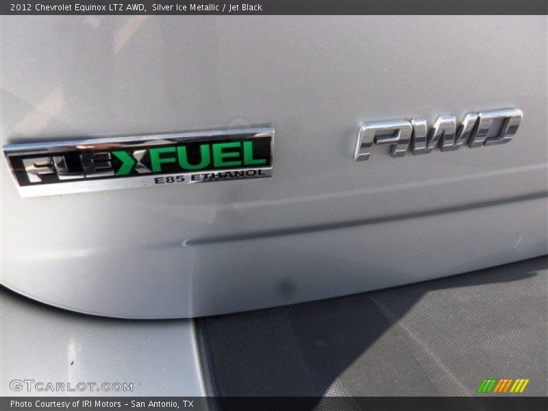 Silver Ice Metallic / Jet Black 2012 Chevrolet Equinox LTZ AWD