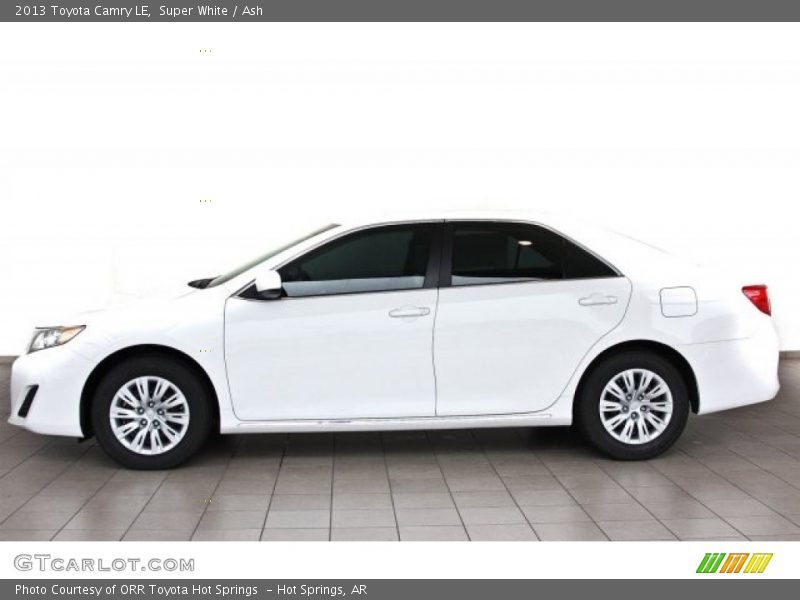 Super White / Ash 2013 Toyota Camry LE