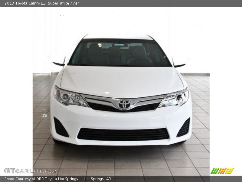 Super White / Ash 2013 Toyota Camry LE