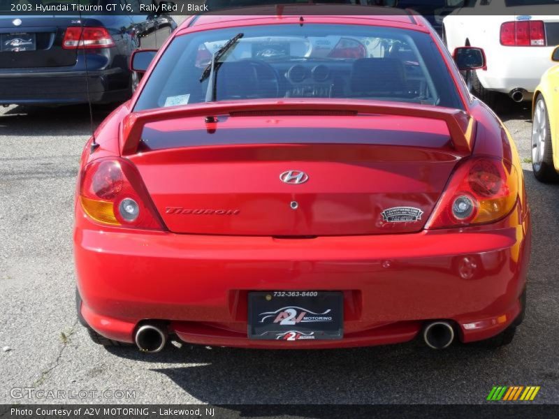 Rally Red / Black 2003 Hyundai Tiburon GT V6