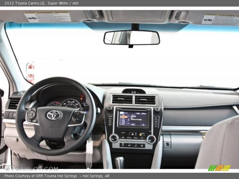 Super White / Ash 2013 Toyota Camry LE