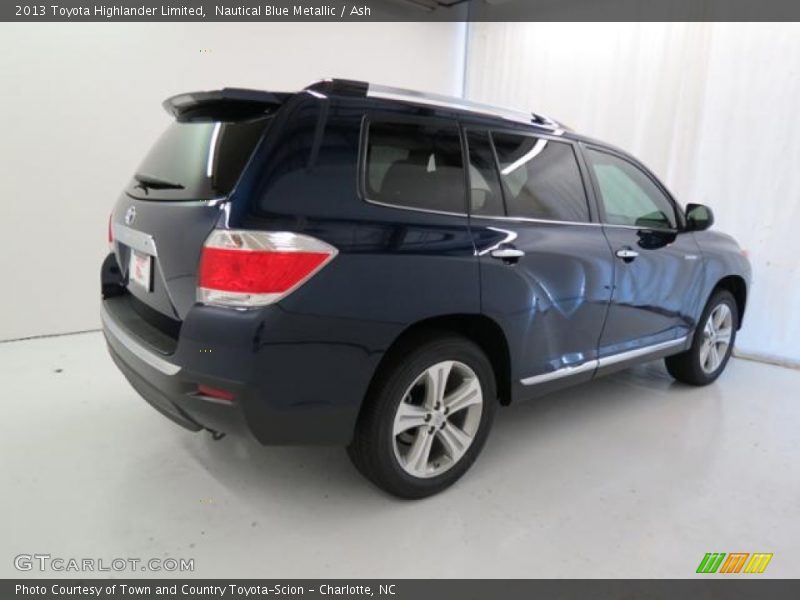 Nautical Blue Metallic / Ash 2013 Toyota Highlander Limited