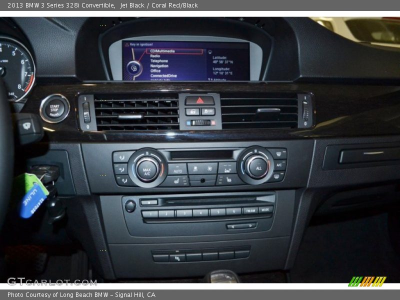 Jet Black / Coral Red/Black 2013 BMW 3 Series 328i Convertible