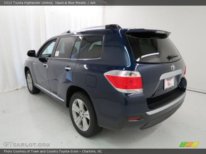 Nautical Blue Metallic / Ash 2013 Toyota Highlander Limited