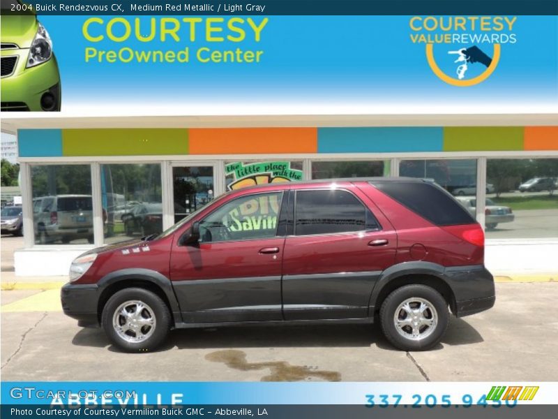 Medium Red Metallic / Light Gray 2004 Buick Rendezvous CX