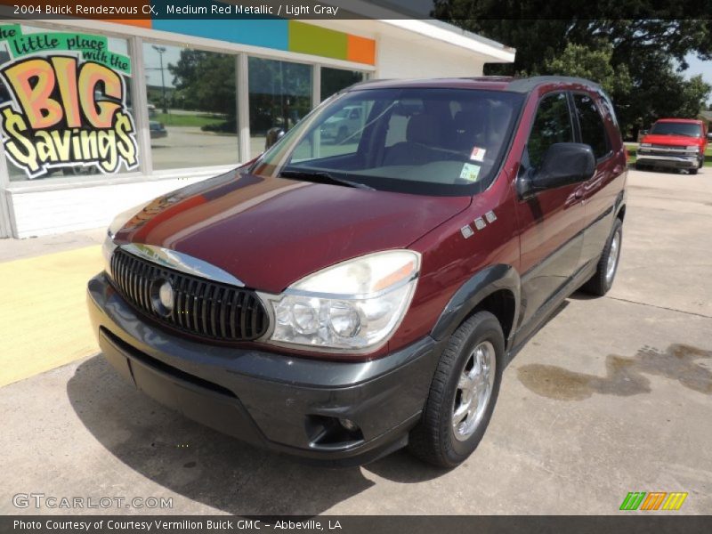 Medium Red Metallic / Light Gray 2004 Buick Rendezvous CX